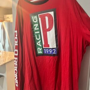 Polo by Ralph Lauren Red Long Sleeve Tee